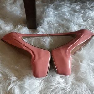Patent leather heels